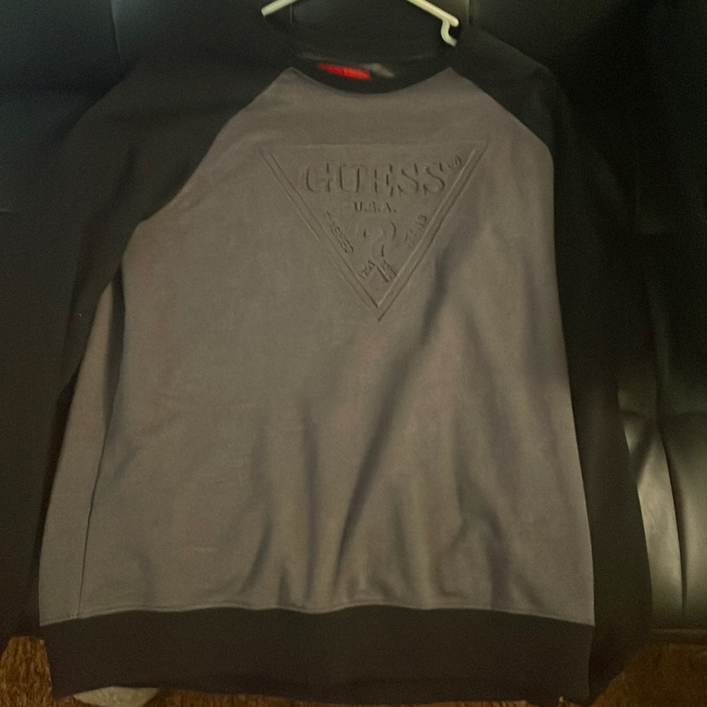 Black and Grey Guess Sweatshirt
